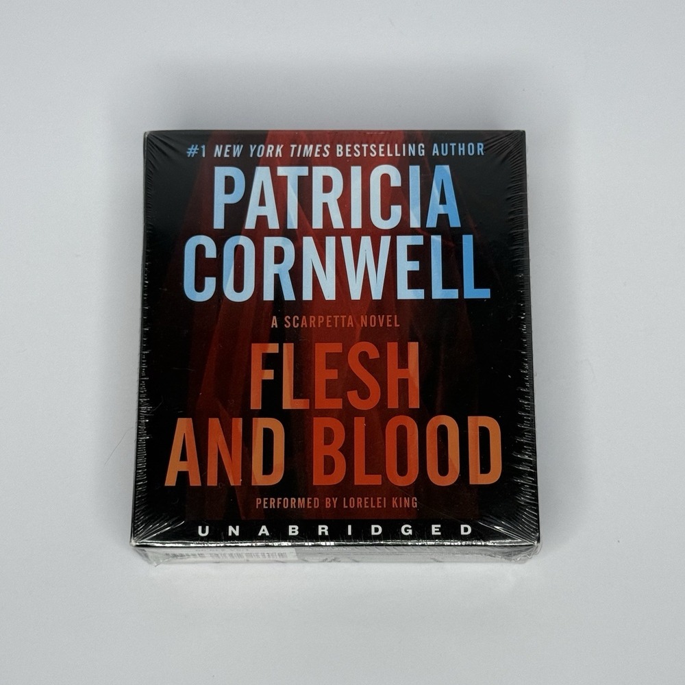 Flesh and Blood by Patricia Cornwell (2014, Compact Disc) Unabridged New Sealed